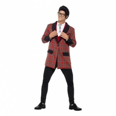Teddy Boy Maskeraddräkt Rutig
