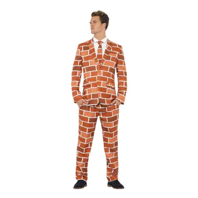 Tegelvägg Kostym Maskeraddräkt - Medium