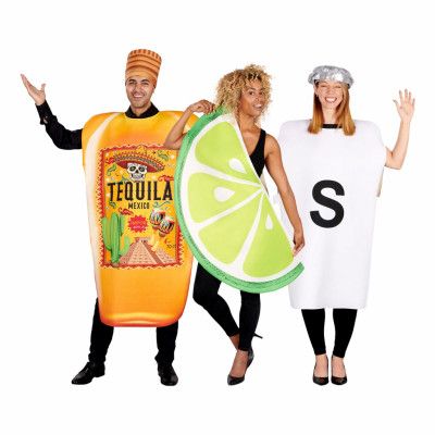 Tequila, Lime & Salt Maskeraddräkter - One size
