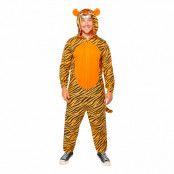 Tiger Overall Maskeraddräkt - Plus size