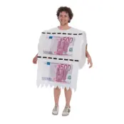Toalettpapper 500 Euro Maskeraddräkt - One size