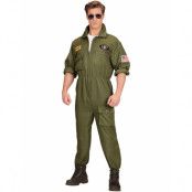 Top Gun Inspirerad Jumpsuit Maskeraddräkt