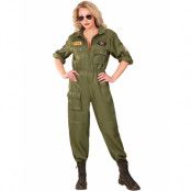 Top Gun Inspirerad Jumpsuit Maskeraddräkt