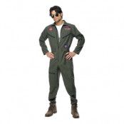 Top Gun Jumpsuit Maskeraddräkt - Large