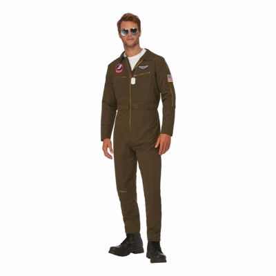 Top Gun Overall Maskeraddräkt - Medium