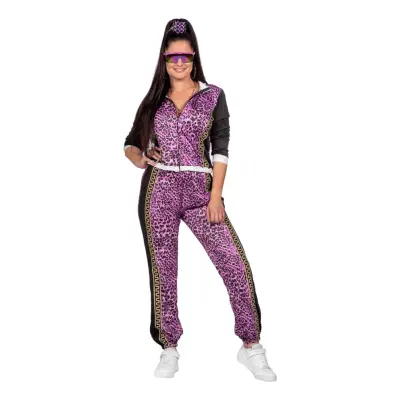 Träningsoverall Dam Leopard Lila - 36