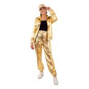 Tracksuit Guld Dam Maskeraddräkt - Small