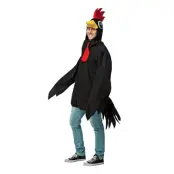 Tupp Svart Maskeraddräkt - One size