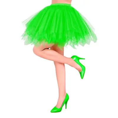 Tyllkjol Neongrön - One size