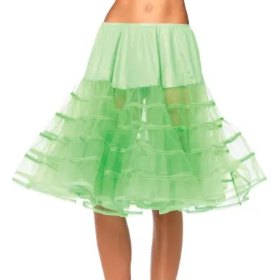 Underkjol Deluxe Neongrön - One size