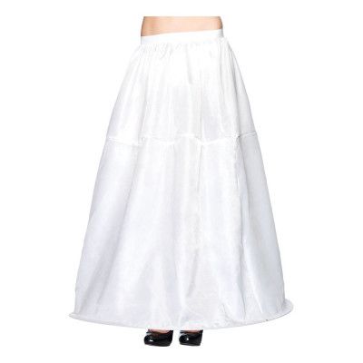 Underkjol Rund Vit Deluxe - One size