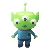 Uppblåsbar Alien Maskeraddräkt - One size