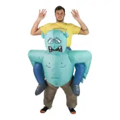 Uppblåsbar Bärande Troll Maskeraddräkt - One size