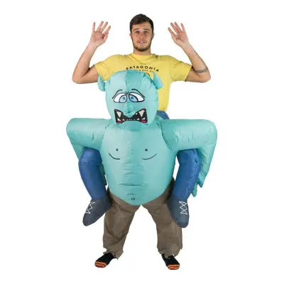 Uppblåsbar Bärande Troll Maskeraddräkt - One size