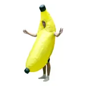 Uppblåsbar Banan Maskeraddräkt - One size
