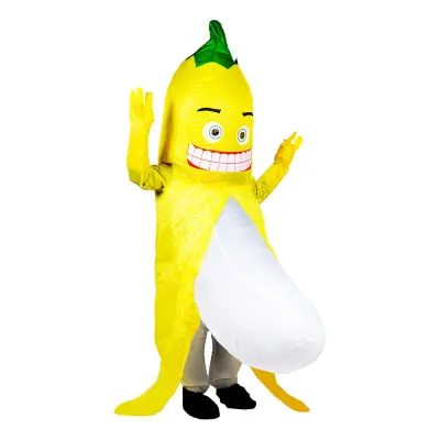 Uppblåsbar Banan Maskeraddräkt - One size