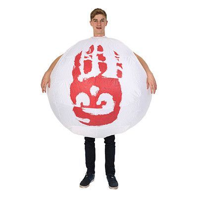 Uppblåsbar Cast-Away Volleyboll Maskeraddräkt - One size