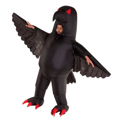 Uppblåsbar Kråka Maskeraddräkt - One size