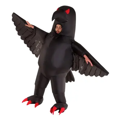 Uppblåsbar Kråka Maskeraddräkt - One size