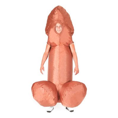 Uppblåsbar Mörk Penis Maskeraddräkt