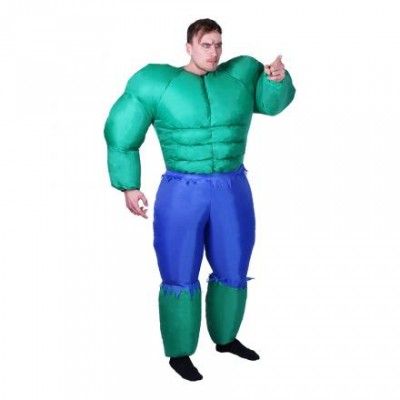 Uppblåsbar Muskelknutte Maskeraddräkt