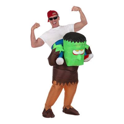 Uppblåsbar Ridande Monster Maskeraddräkt - One size