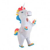 Uppblåsbar Unicorn Maskeraddräkt - One size