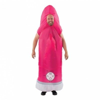 Uppblåsbar Vibrator Maskeraddräkt - One size