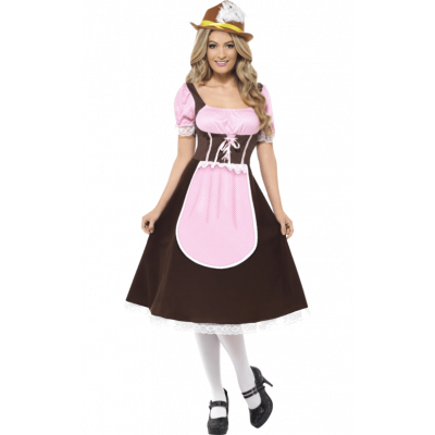 Värdshuspiga Maskeraddräkt XL