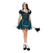 Viktorianskt Hembiträde Maskeraddräkt - Large