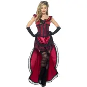 Vilda Västern Saloon girl Maskeraddräkt L