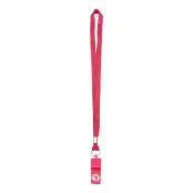 Visselpipa Rosa med Nyckelband
