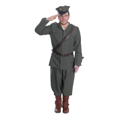 WW1 Armé Officer Herr Maskeraddräkt - One size