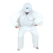 Yeti Vit Maskeraddräkt - One size