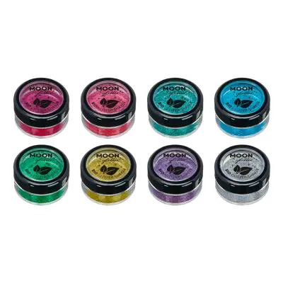Moon Creations Bio Glitter Shakers - Blå
