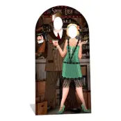 20-talet Kartongfigur Foto Prop