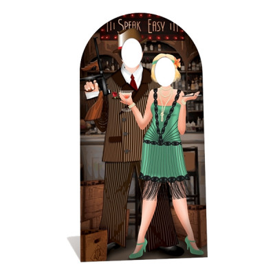 20-talet Kartongfigur Foto Prop