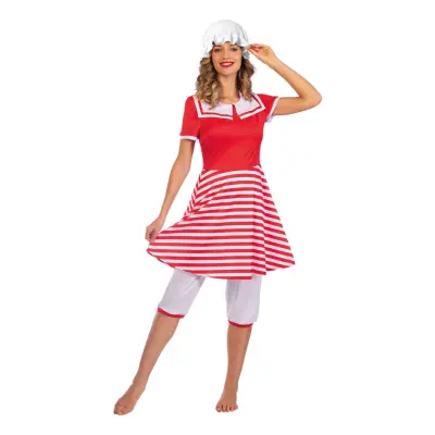 20-tals Badklänning Maskeraddräkt - Medium/Large