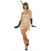 20-tals Charleston Fransklänning&Hårband M