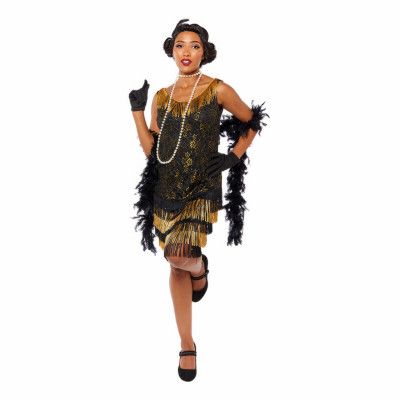 20-tals Gatsby Klänning Maskeraddräkt - Medium/Large