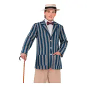 20-tals Kavaj Kritstrecksrandig - One size