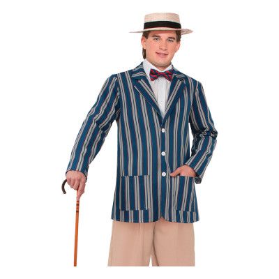 20-tals Kavaj Kritstrecksrandig - One size