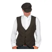 20-tals Skjorta Vit Deluxe - Small