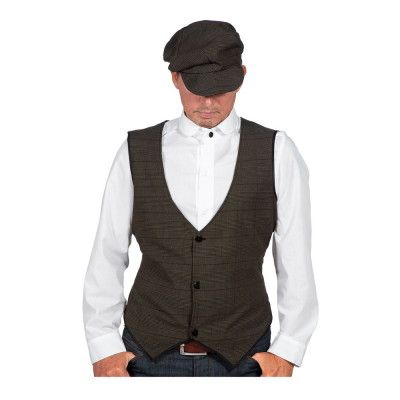 20-tals Skjorta Vit Deluxe - Small