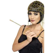 Cigaretthållare Utdragbar Guld 20-tal