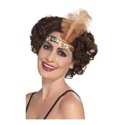 Flapper Pannband Guld