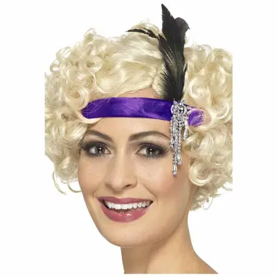 Pannband Lila 20-tal