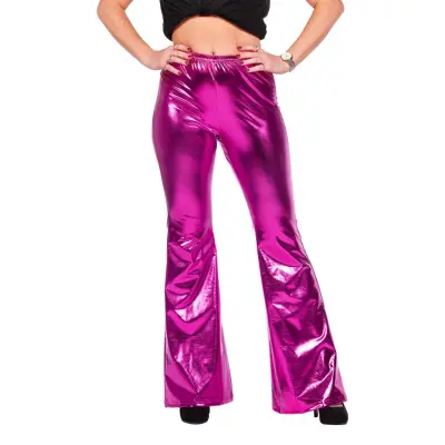 70-tals Byxor Dam Rosa Metallic - 40