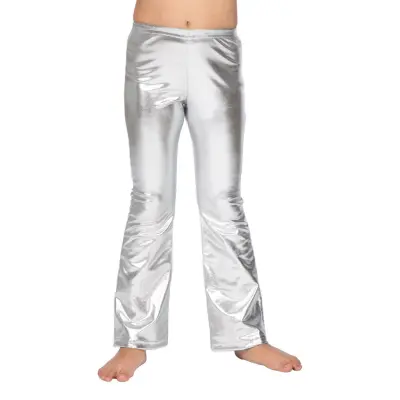 70-tals Byxor för Barn Silver Metallic - 140