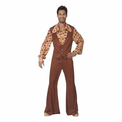 70-tals Dress Fruity Herr Maskeraddräkt - Large